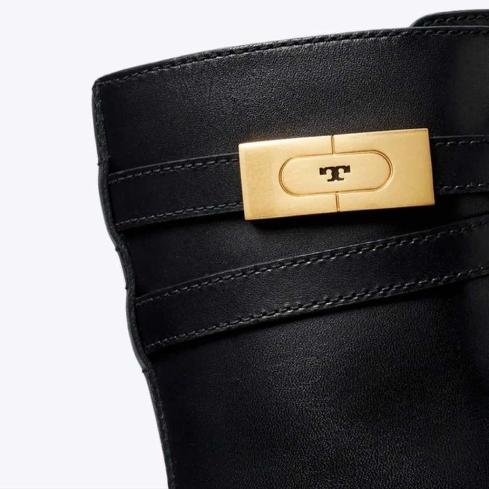 Tory Burch T Hardware Combat Boots